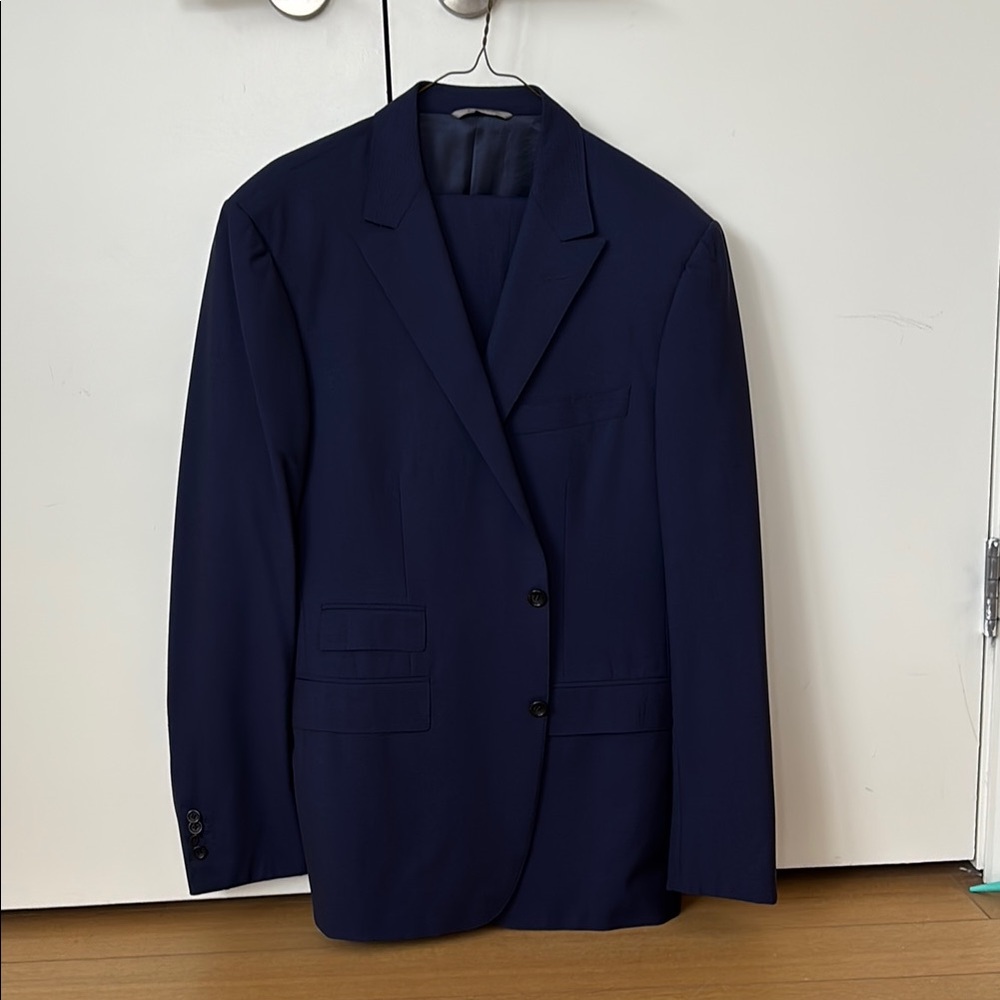 Navy Blue Men's Suit Blazer & Pants